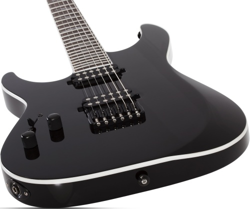 SCHECTER REAPER-6 CUSTOM LH GLOSS BLACK фото 2